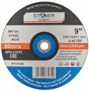 Tarcza do cięcia metalu, stali i stali nierdzewnej STONER Germany 230 × 1,8 × 22,2 mm, typ A 46 TBF, prędkość robocza 80 m/s i maksymalnie 6600 obr./min.